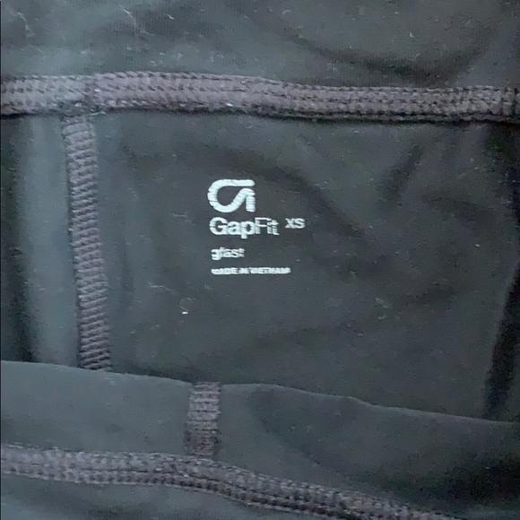 Gap Fit Black Yoga Pants Used XS - Picture 4 of 7